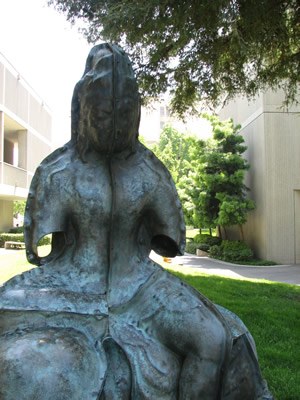 Metal Female Statue